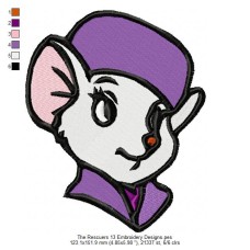 The Rescuers 13 Embroidery Designs